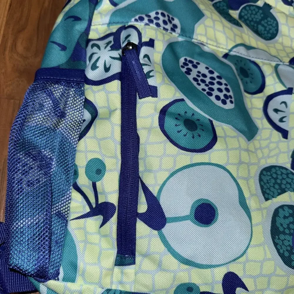 Nike Elemental Big Kids 20L Backpack w/Pencil Case HM6895-701 Green Blue Fruit